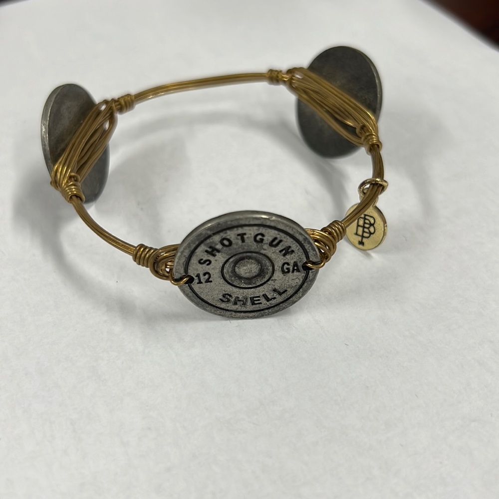 Bourbon and Bowties Shotgun shell bracelet